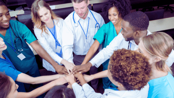 healthcare team collaborating